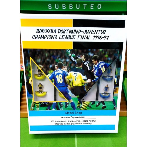 Subbuteo Andrew Table Soccer Borussia Dortmund - Juventus Champions League Final 1996-97 on WSB Professional Bases